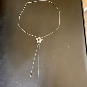 Silver star necklace